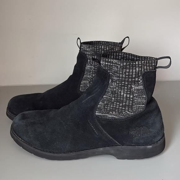 The North Face Ballard III Chelsea Waterproof Black Booties Size 10.5 - Picture 1 of 9
